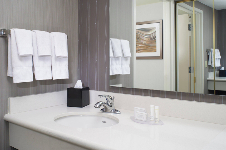 Bathroom 3, Courtyard by Marriott Cleveland Airport North, Cuyahoga