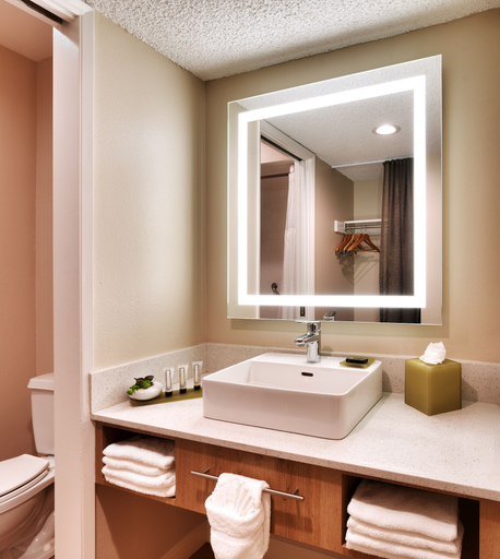 Bathroom 5, Atrium Hotel at Orange County Airport, Orange