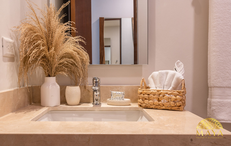 Bathroom 3, NHOA 108A Lux 2BR Condo Plunge Pool in Aldea Zama, Cozumel