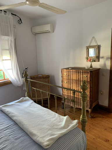 Bedroom 5, Roditses Beach sea front Apartments, North Aegean