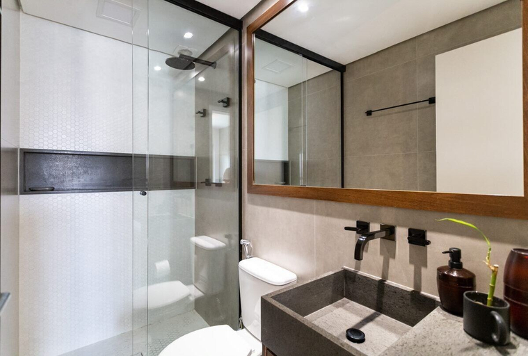 Bathroom 3, Apto Peixoto Gomide, São Paulo