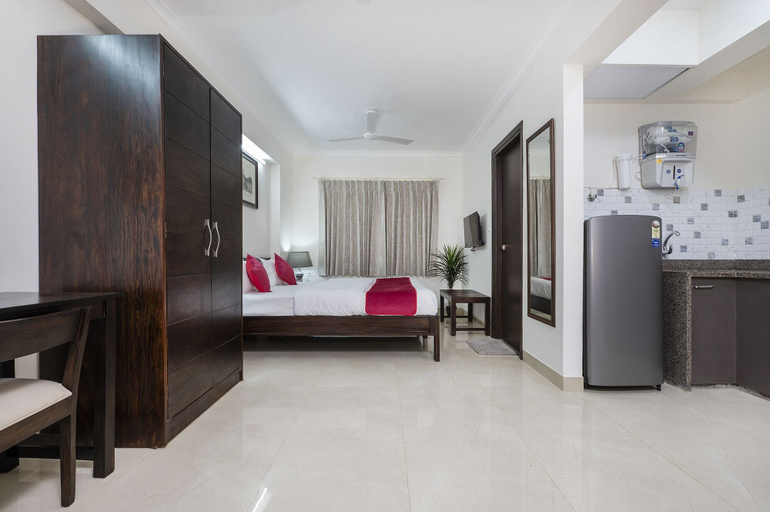 Bedroom 2, Palm Stay - Studios & Rooms, Jaipur