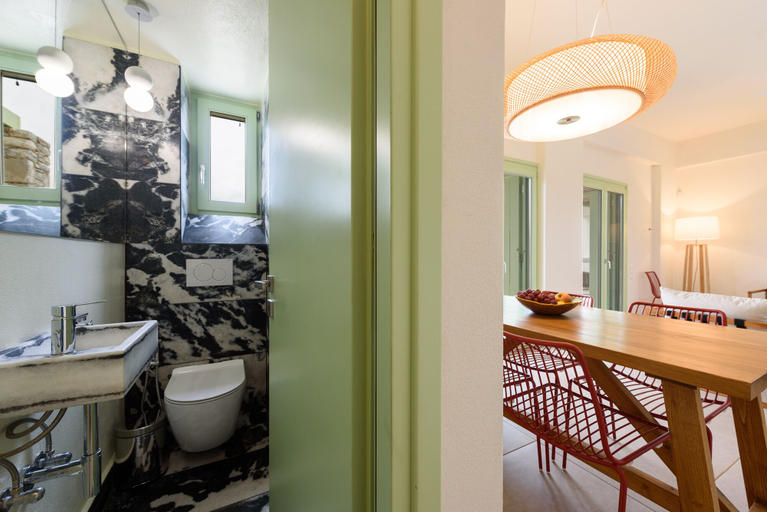Bathroom 5, Plioni- Villas With Private Pool & Suites With Hot Tub, South Aegean