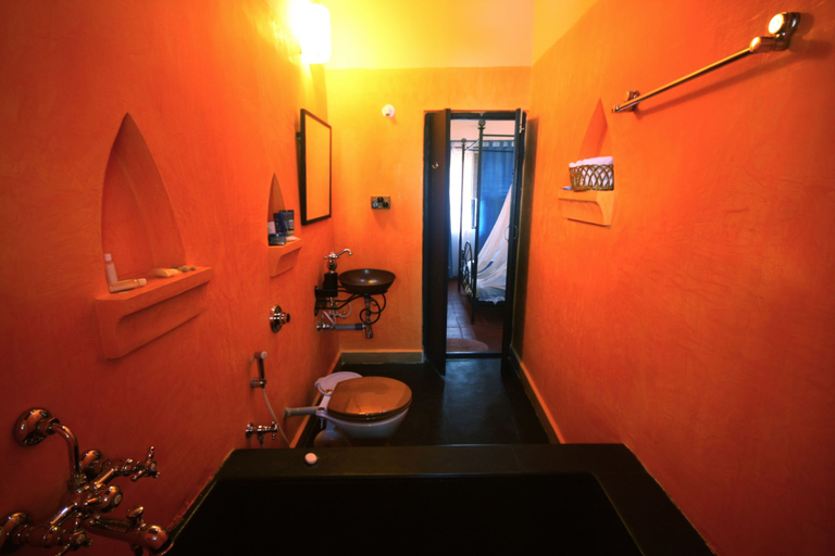 Bathroom 5, Hotel Laguna Anjuna, Goa, North Goa