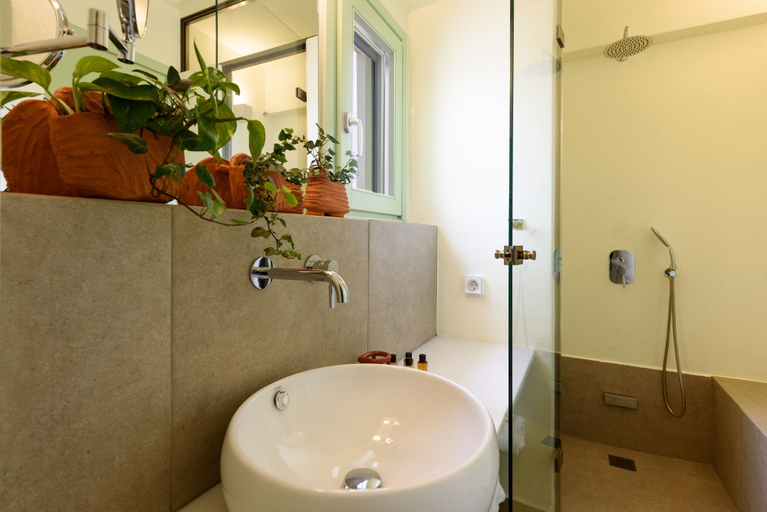 Bathroom 5, Plioni- Villas With Private Pool & Suites With Hot Tub, South Aegean