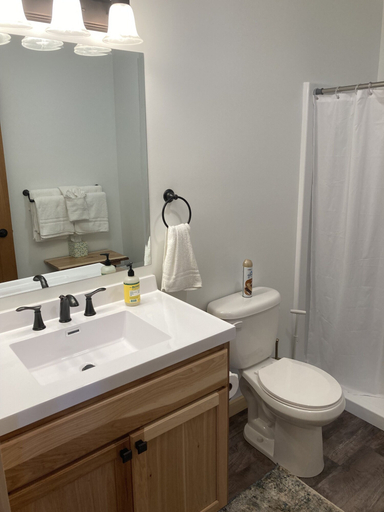 Bathroom 4, Keweenaw Waters Resort, Lake Superior