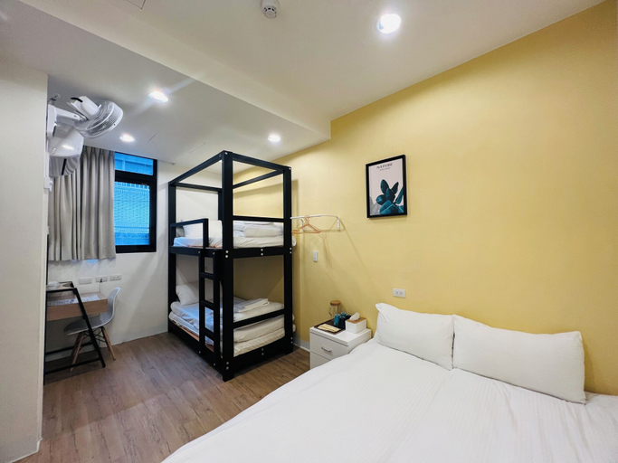 Bedroom 3, Taipei Yes hostel, New Taipei City