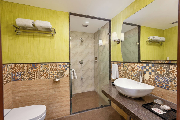 Bathroom 4, Cama Hotel, Ahmadabad