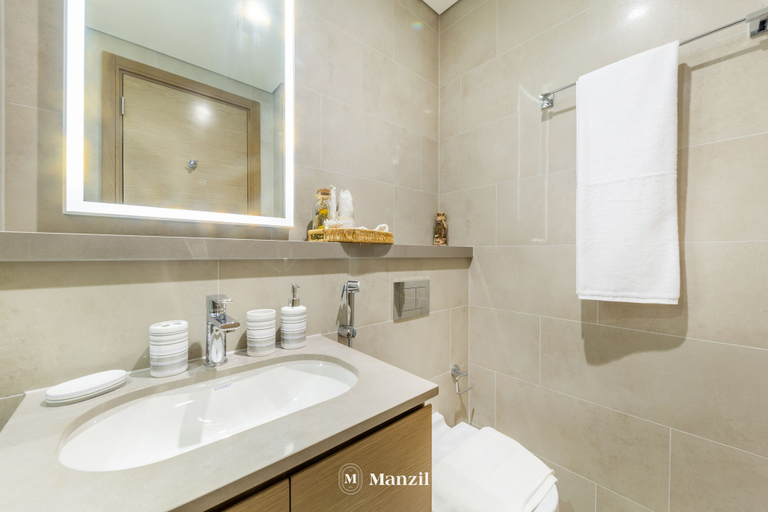 Bathroom 5, Manzil - Sleek 1BR nr Downtown w Burj views, Dubai