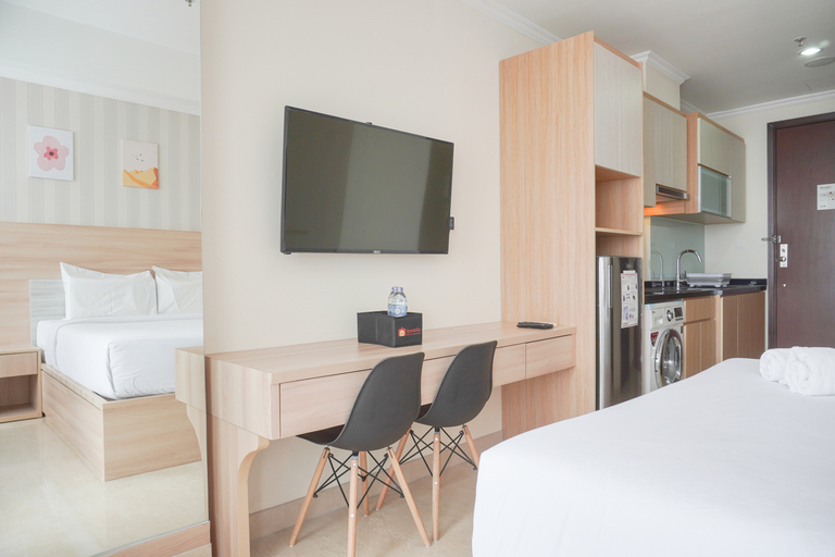 Bedroom 3, Warm and Best Studio at Menteng Park Apartment By Travelio, Central Jakarta
