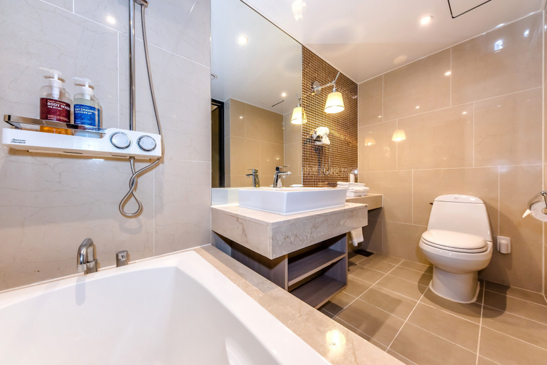 Bathroom 5, The First70 Hotel, Seogwipo