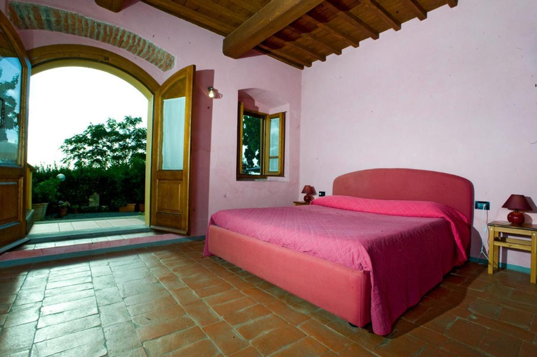 Bedroom 1, Il Bellini - farmholiday apartment Orciaia, Arezzo
