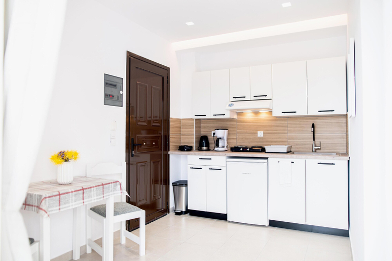 Private kitchen 5, Kos Olympia Apartment Superior at Lambi Beach, South Aegean