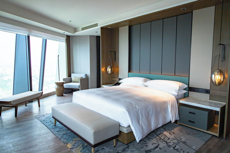 Bedroom 4, Jinhua Marriott Hotel, Jinhua
