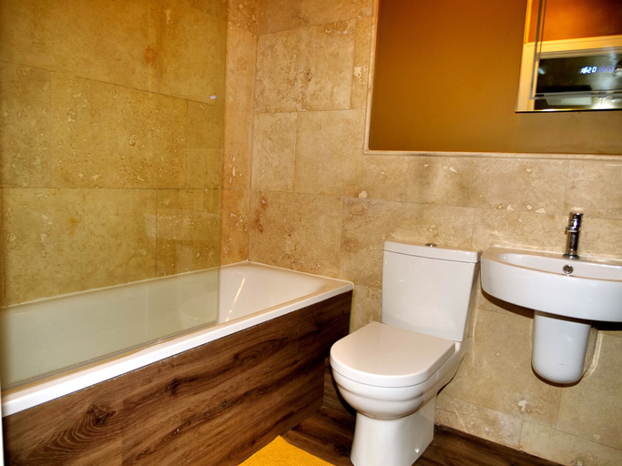 Bathroom 3, Ultra Deluxe Versace Apartment Near Sheffield, Rotherham