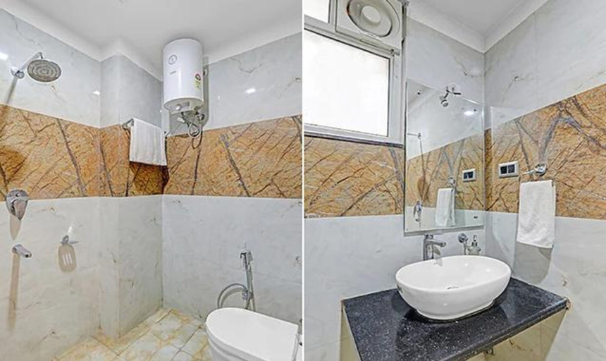 Bathroom, Fabhotel Sam Inn, Lucknow