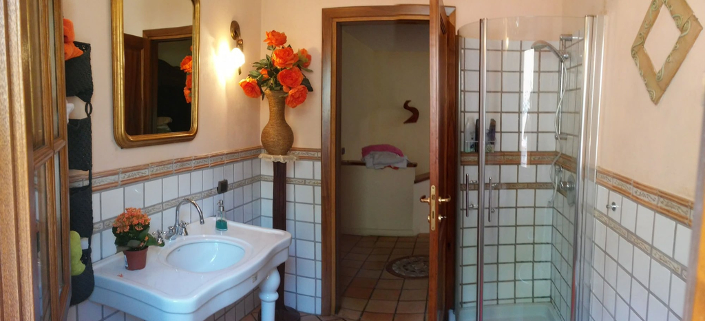 Bathroom 4, Room-hillside Room With Garden and sea v, Genova