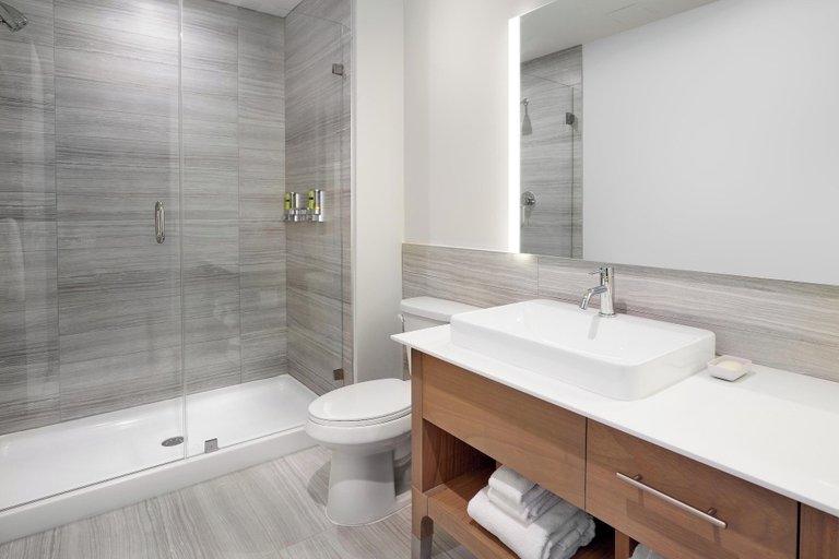 Bathroom 5, Element by Marriott Edmonton West, Division No. 11