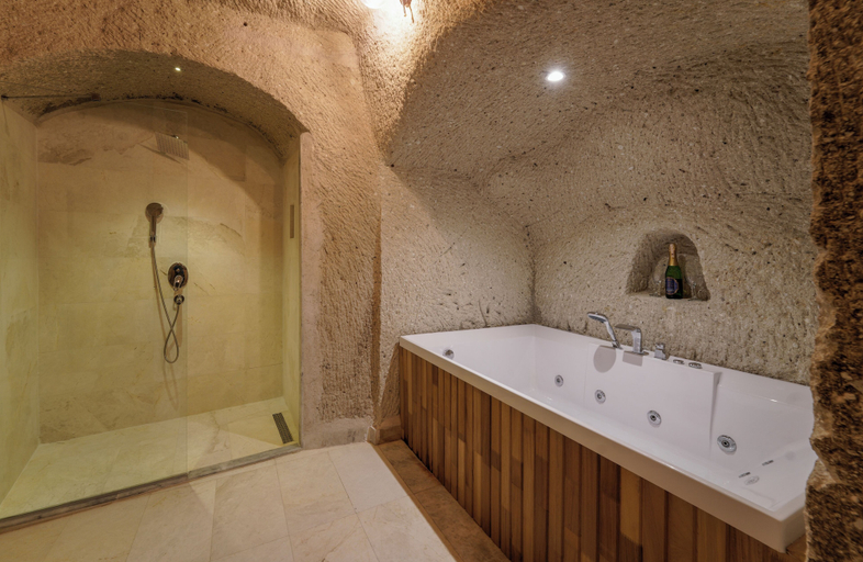 Bathroom 5, Escape Cave Suites, Nevşehir
