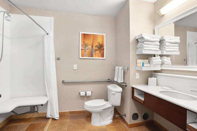 Bathroom 4, Hampton Inn by Hilton Hallandale Beach Aventura, Broward