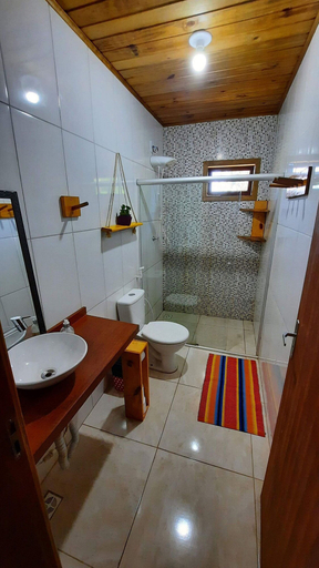Bathroom, Refúgio Aconchego do Sargi Casas de Temp, Uruçuca