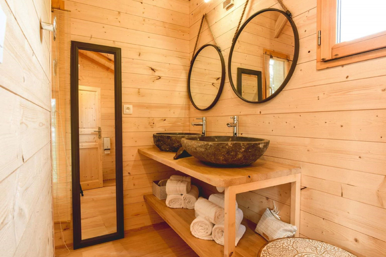 Bathroom 3, Logis Hotel Emeraude des Bois, Landes