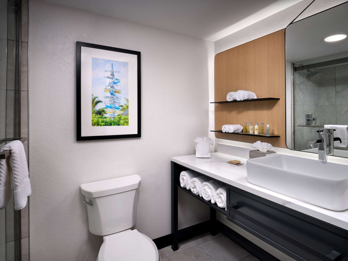 Bathroom 5, Hilton Garden Inn Cocoa Beach Oceanfront, Brevard
