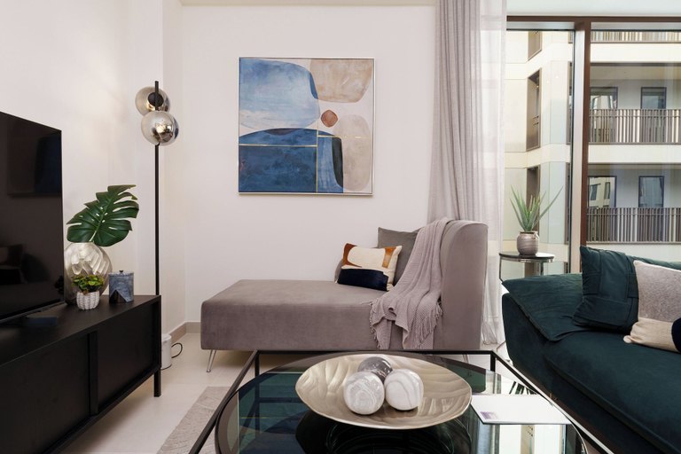 Living area 3, Maison Privee - Alluring Modern Apt in Dubai Creek Beach, Dubai