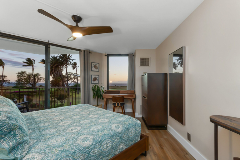 Bedroom 1, Modern & Elegant Oceanfront Vistas, Maui