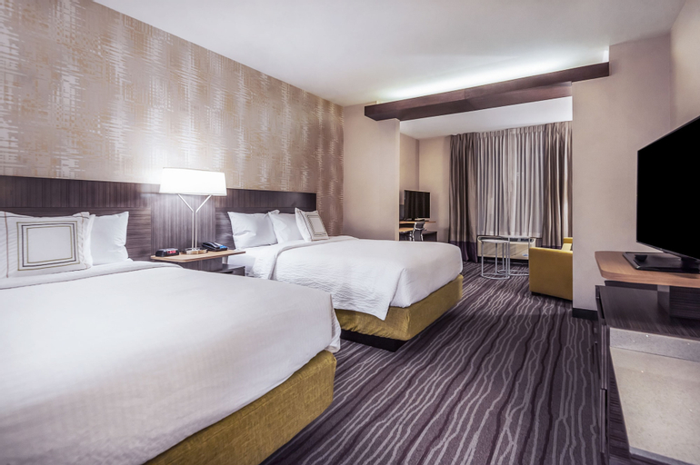 Bedroom 4, Fairfield Inn & Suites by Marriott Chicago Schaumburg, Cook