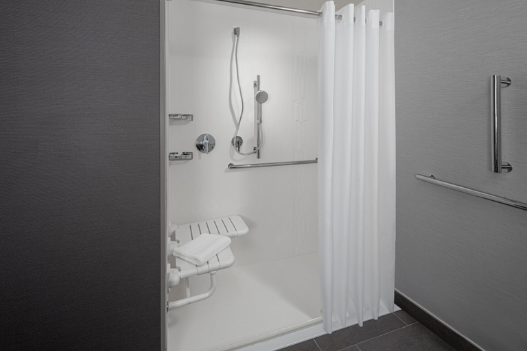 Bathroom 4, Courtyard by Marriott Lansing Downtown, Ingham