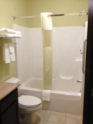 Bathroom 5, Suburban Studios Cedar Falls, Black Hawk
