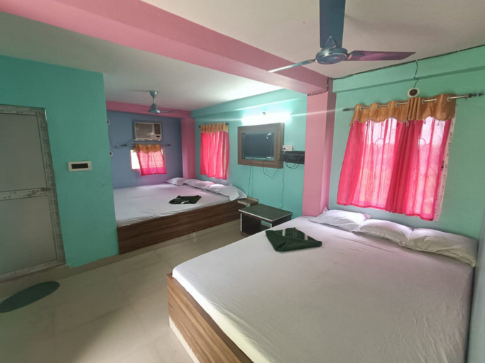 Bedroom 2, Goroomgo Gurukul Tarapith Kolkata, Birbhum