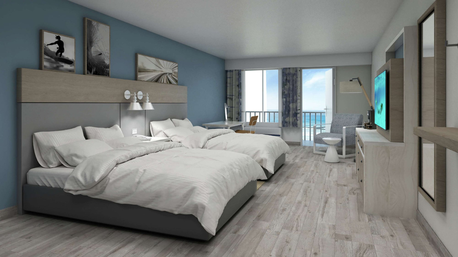 Bedroom 2, RUSHHH Daytona Beach, Tapestry Collection by Hilton, Volusia