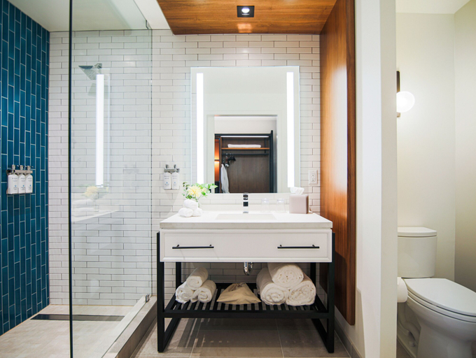 Bathroom 5, The Ameswell Hotel, Santa Clara
