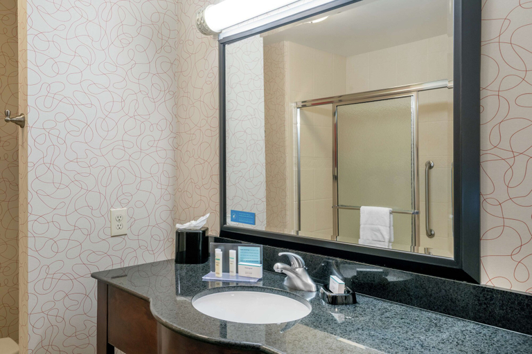 Bathroom 4, Hampton Inn Richmond - Airport, Henrico