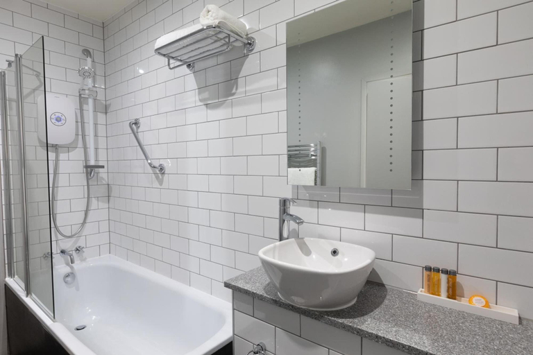 Bathroom 4, Hawkstone Park Hotel, Shropshire