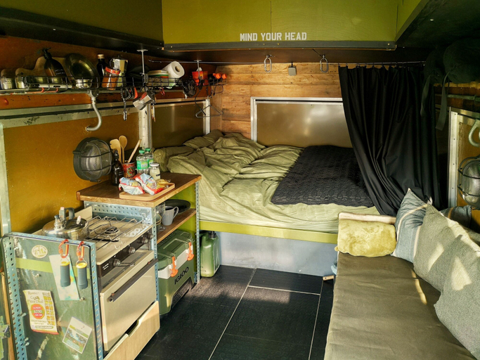 Bedroom 2, Vintage all Terrain Italian Army Truck, East Sussex