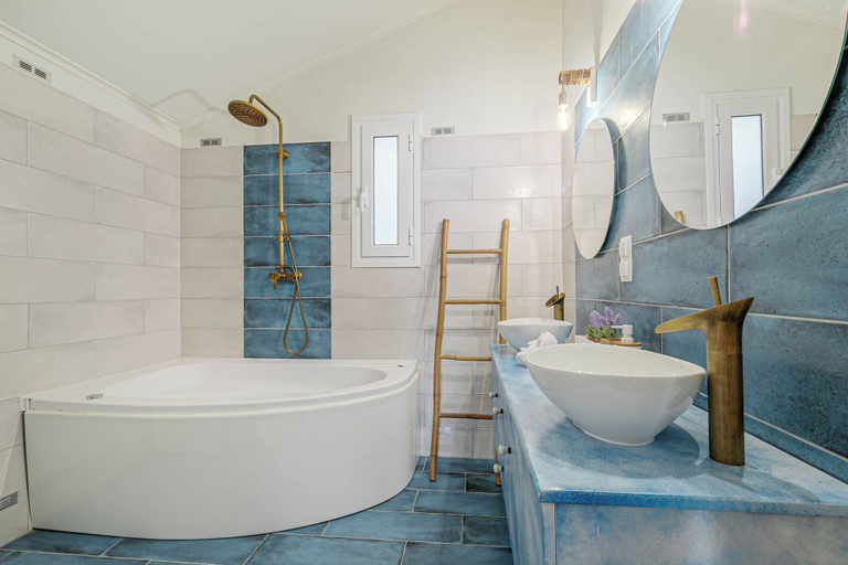 Bathroom 4, Villa Orizontas Corfu, Private Villa With Breathtaking Views, Ionian Islands