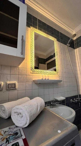 Bathroom, Adorable hotel apartment 12.123.47.22, New Cairo City