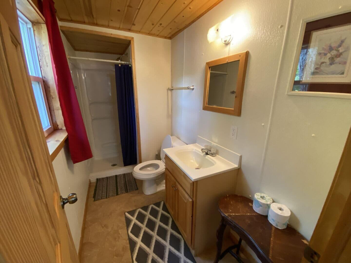 Bathroom, Lincolnwood Cabin 1, Washburn