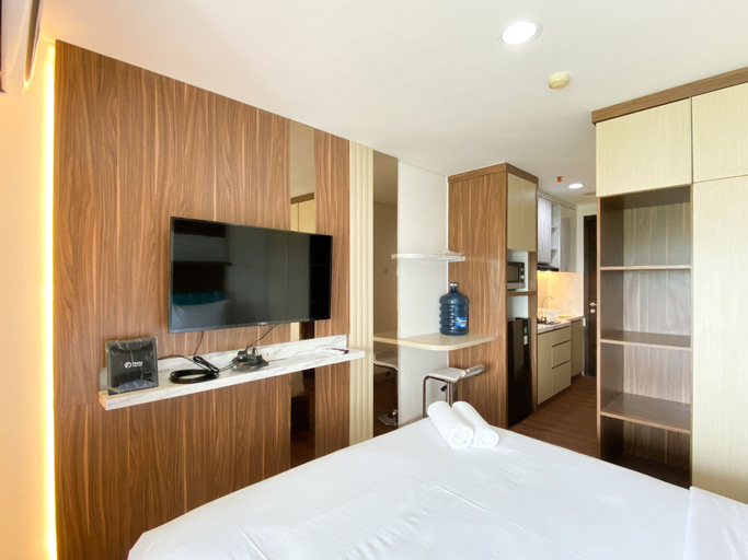 Bedroom 2, Homey And Comfortable Studio At Enviro Apartment, Cikarang