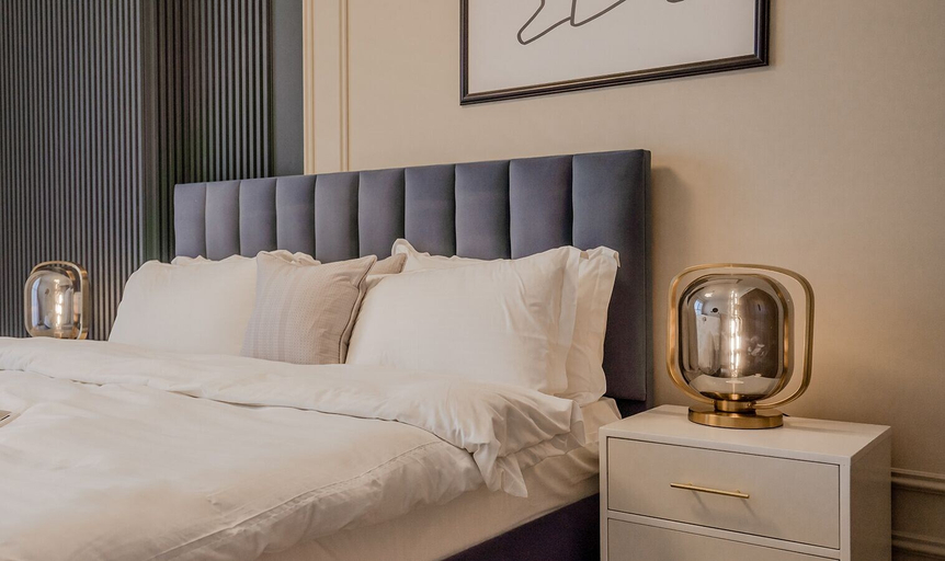 Bedroom 3, Aya - Modern 1BR Apartment with Balcony in Rahaal 2, Dubai