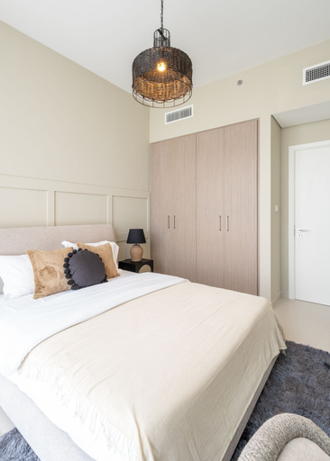 Bedroom 3, Aya - Outstanding 1BR Apartment With Amazing Creek Views, Dubai
