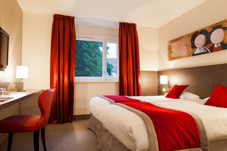 Bedroom 3, Hôtel Kyriad Strasbourg, Bas-Rhin