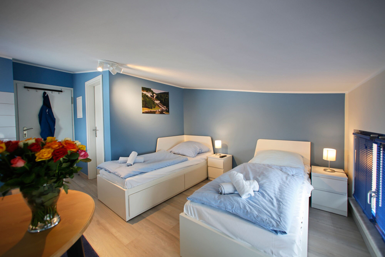 Bedroom 2, Apartments and Boats at Niderviller Harbor by Kuhnle-Tours, Moselle