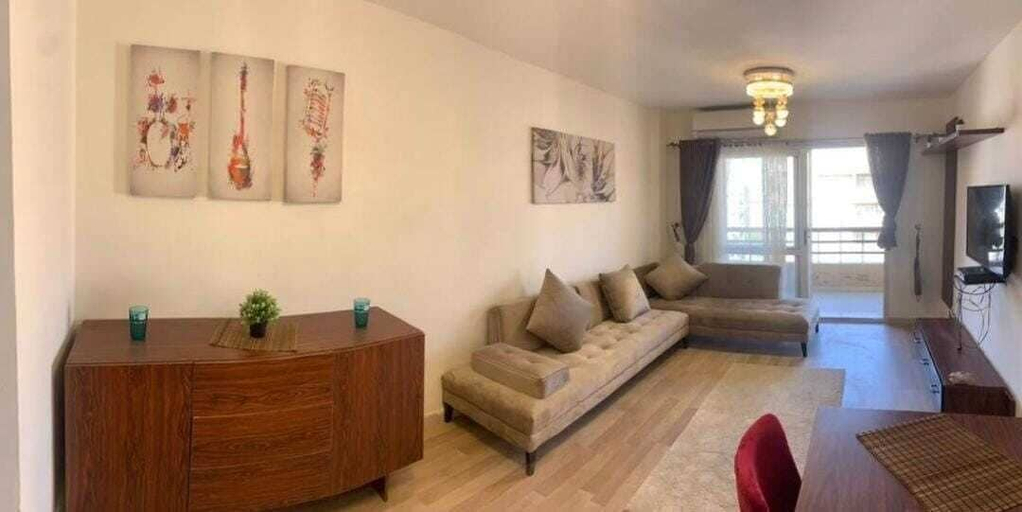 Living area 2, Stylish Hotel Apt Madinaty 6.67.17.12, New Cairo City