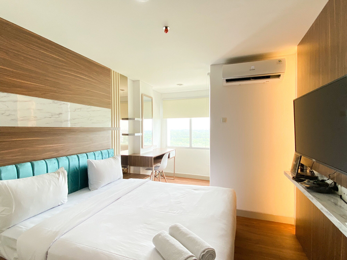 Bedroom 4, Homey And Comfortable Studio At Enviro Apartment, Cikarang