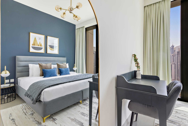Bedroom 3, Silkhaus Boulevard Heights, Downtown Dubai, Dubai