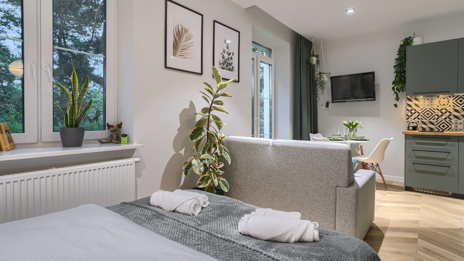 Bedroom 3, Apartamenty Sun & Snow Las i Morze, Gryfice